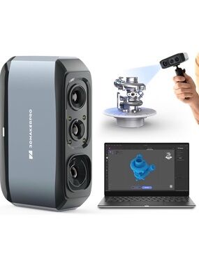 3DMakerpro 3D Scanner for 3D Printing, Handheld 3D Model Scanner Moose